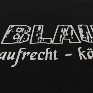 Jersey Beanie BLAU WEISS - aufrecht - k�mpferisch - standhaft  schwarz