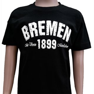 Kids T-Shirt BREMEN - Mein Verein 1899 Mein Leben schwarz 02