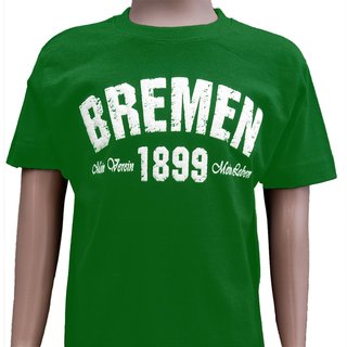 Kids T-Shirt BREMEN - Mein Verein 1899 Mein Leben  gr�n 02