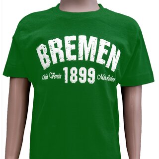 Kids T-Shirt BREMEN - Mein Verein 1899 Mein Leben  gr�n 12