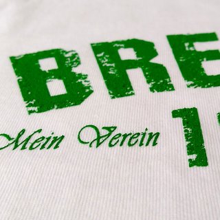 Kids T-Shirt BREMEN - Mein Verein 1899 Mein Leben  wei� 12