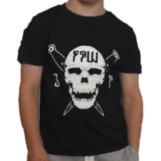 T-Shirt Kid�s SKULL  schwarz 12