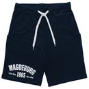 Herren Short BLAU-WEISS MAGDEBURG 1965  navy XL