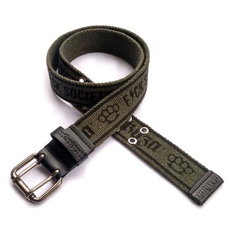 YAKUZA Unisex-G�rtel FxCK SOCIETY GB 8206 in dark olive 75 cm