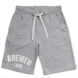 Herren Short BREMEN - Mein Verein 1899 Mein Leben  grau (grey melange) 3XL