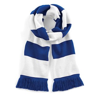 Schal Varsity Scarf Beenchfield B479 royal/wei�