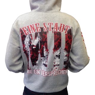 PRO VIOLENCE Hoodie MAGDEBURG grau S