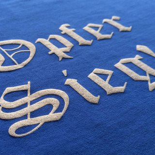 T-Shirt Ohne Opfer kein Sieg!  blau S