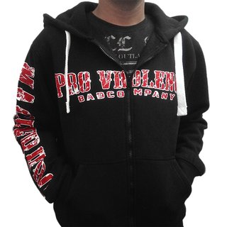 PRO VIOLENCE Zip-Hoodie MAGDEBURG schwarz S