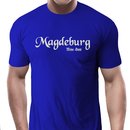 T-Shirt Magdeburg - Meine Stadt neu  blau XXL