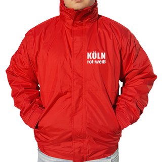 Winterjacke K�LN 48 rot-wei�  rot S