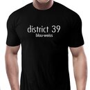 T-Shirt district 39  blau-weiss  schwarz 5XL